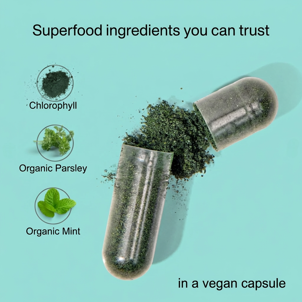 Verde™ Internal Deodorant Chlorophyll Capsules