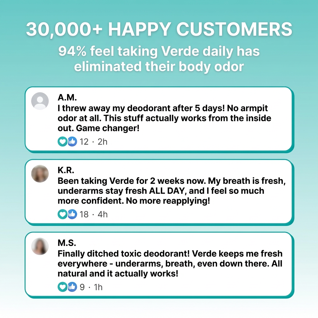 Verde™ Internal Deodorant Chlorophyll Capsules